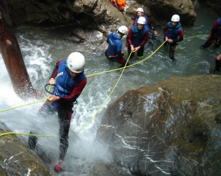 Descenso al cañón con supervisión 